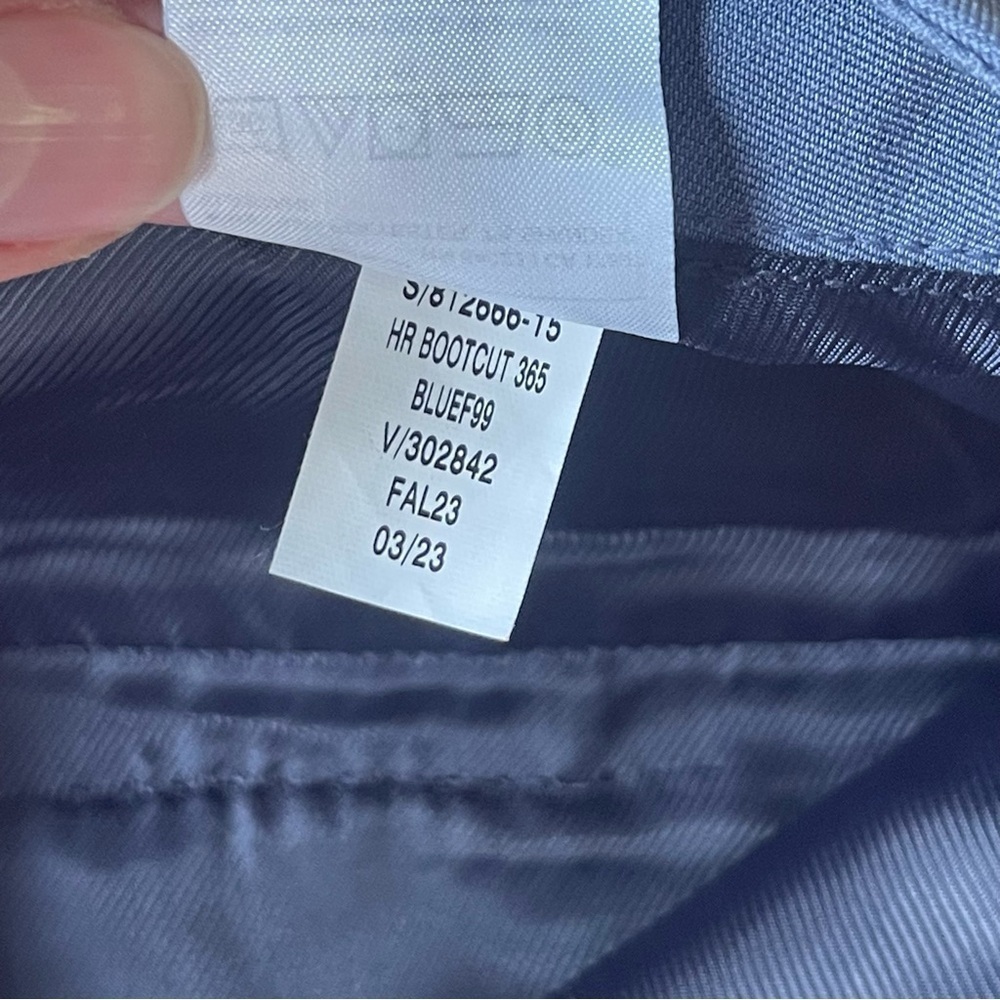 NEW Banana Republic Sculpted Stretch High Rise Bootcut 365 Pant Blue 10 Petite - Picture 4 of 5
